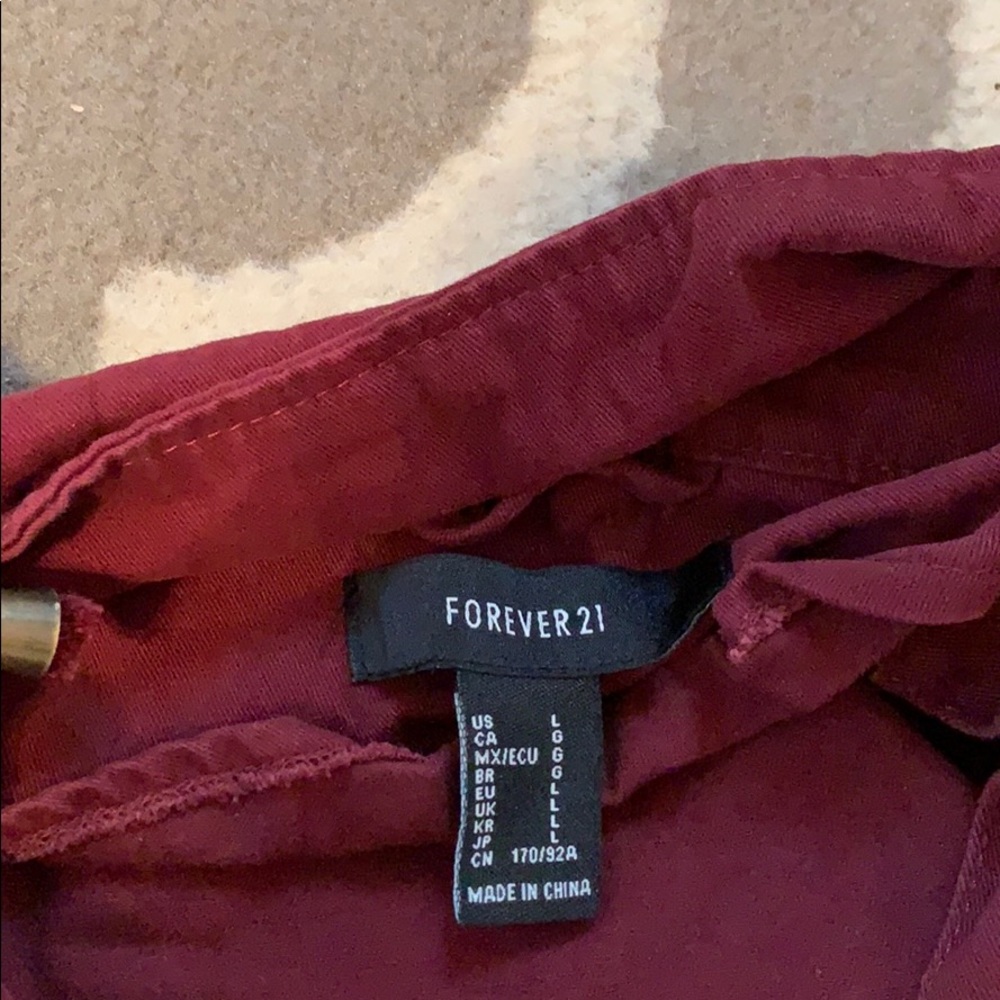 Burgundy light jacket - Picture 2 of 2